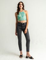 TIMING Paisley Combo Halter Top