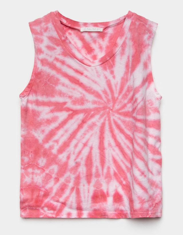 FULL TILT Essentials Girls Rib Tank Top - LIGHT PINK