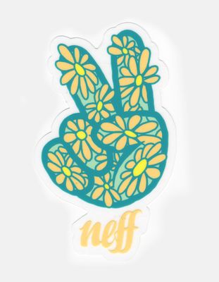 NEFF Floral Peace Sticker