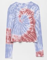 RSQ Tie Dye Fitted Girls Multi Tee