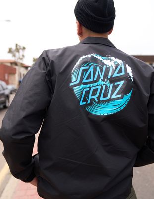 SANTA CRUZ Wave Dot Windbreaker Jacket