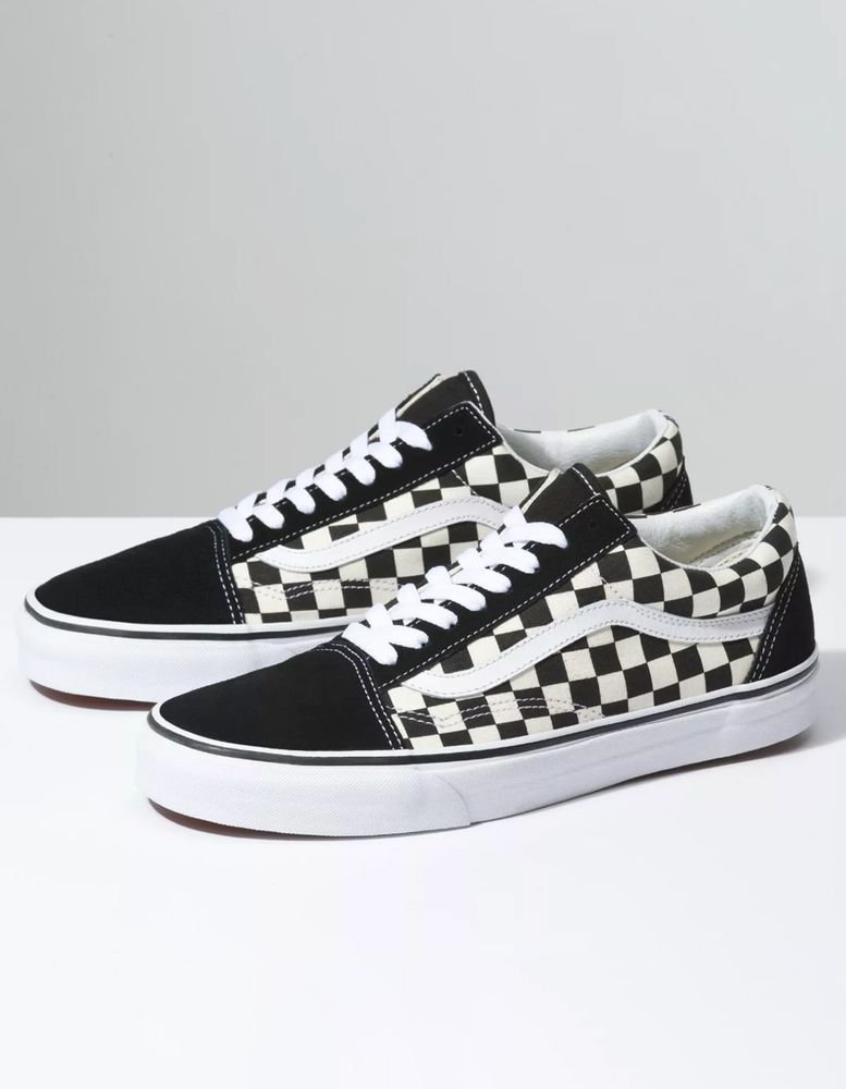 VANS Checkered Old Skool Black & White Shoes