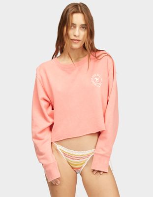 BILLABONG x Wrangler Past Time Crop Crew Sweatshirt