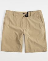 RSQ Mid Length Khaki Hybrid Shorts