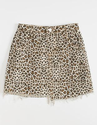 HAYDEN Leopard Girls Mini Skirt