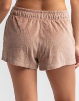 RSQ Brown Velour Shorts