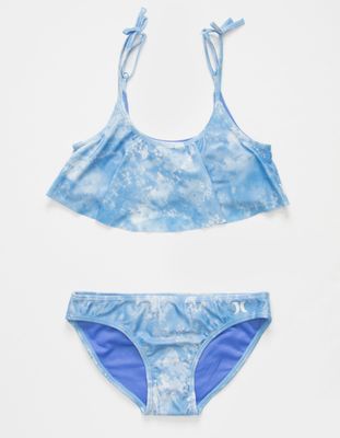 HURLEY Tie Dye Flutter Girls Bikini Set