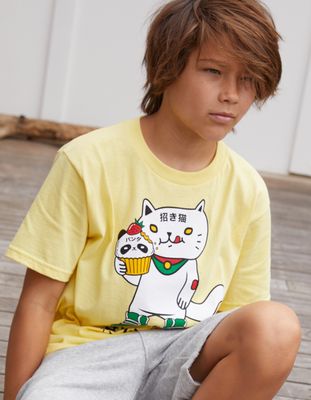 RIOT SOCIETY Sugge Cat Cupcake Boys T-Shirt