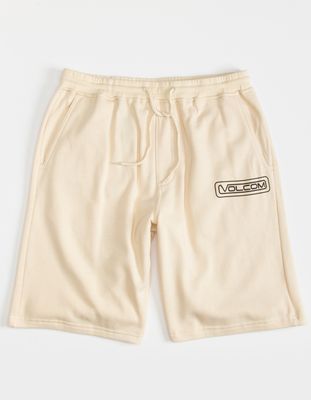 VOLCOM Rainmaker Cream Sweat Shorts