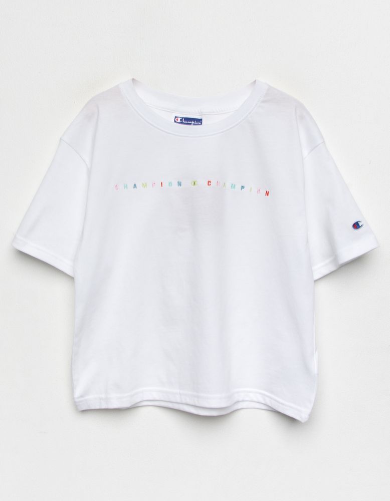 CHAMPION Tiny Script Girls Tee