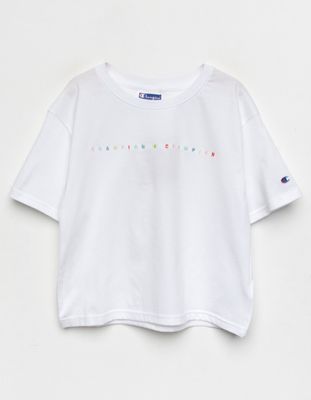 CHAMPION Tiny Script Girls Tee