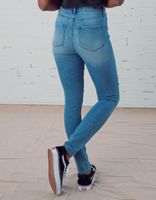 RSQ Curvy Light Wash High Rise Skinny Jeans