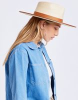 BRIXTON Jo Straw Rancher Hat