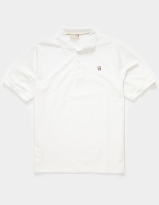 VSTR Solid White Polo Shirt
