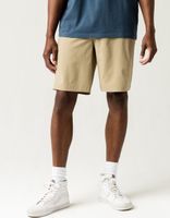 RSQ Mid Length Khaki Hybrid Shorts
