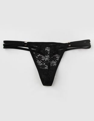 FULL TILT Strappy Side Lace Thong