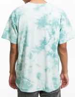 BDG Urban Outfitters Tie Dye Embroidered Mint T-Shirt