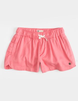 ROXY Una Mattina Girls Coral Shorts