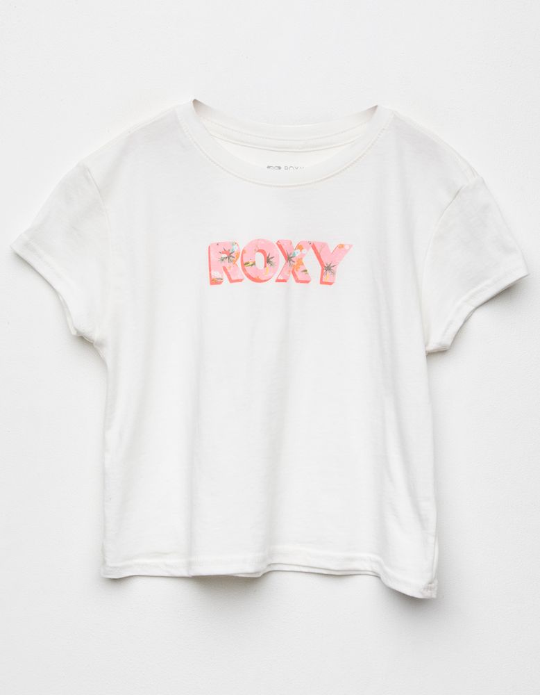 ROXY Aloha Print Girls Tee (Little Girls, Big Girls)