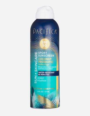 PACIFICA Coconut Probiotic SPF 50 Sport Sunscreen Spray