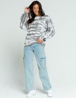 BDG Urban Outfitters Sacred Symbol Tie Dye Crew Sweatshirt