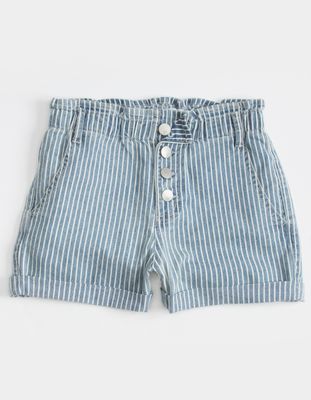 RSQ Stripe Girls Paperbag Shorts