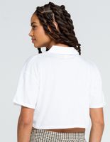 FULL TILT Solid Crop Polo Tee