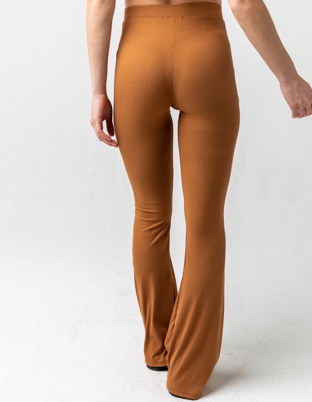 Finely ribbed flared pant, Twik