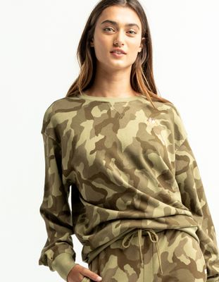 BILLABONG After Surf Camo Crew Sweatshirt