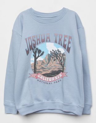 RSQ Joshua Tree Girls Oversize Crew Sweatshirt