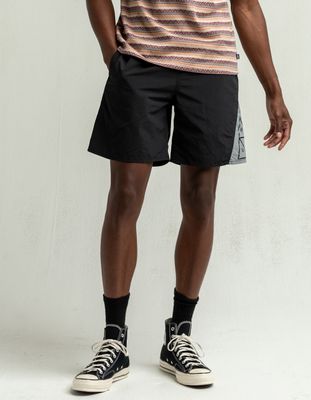 HUF Triple Triangle Black Hybrid Shorts