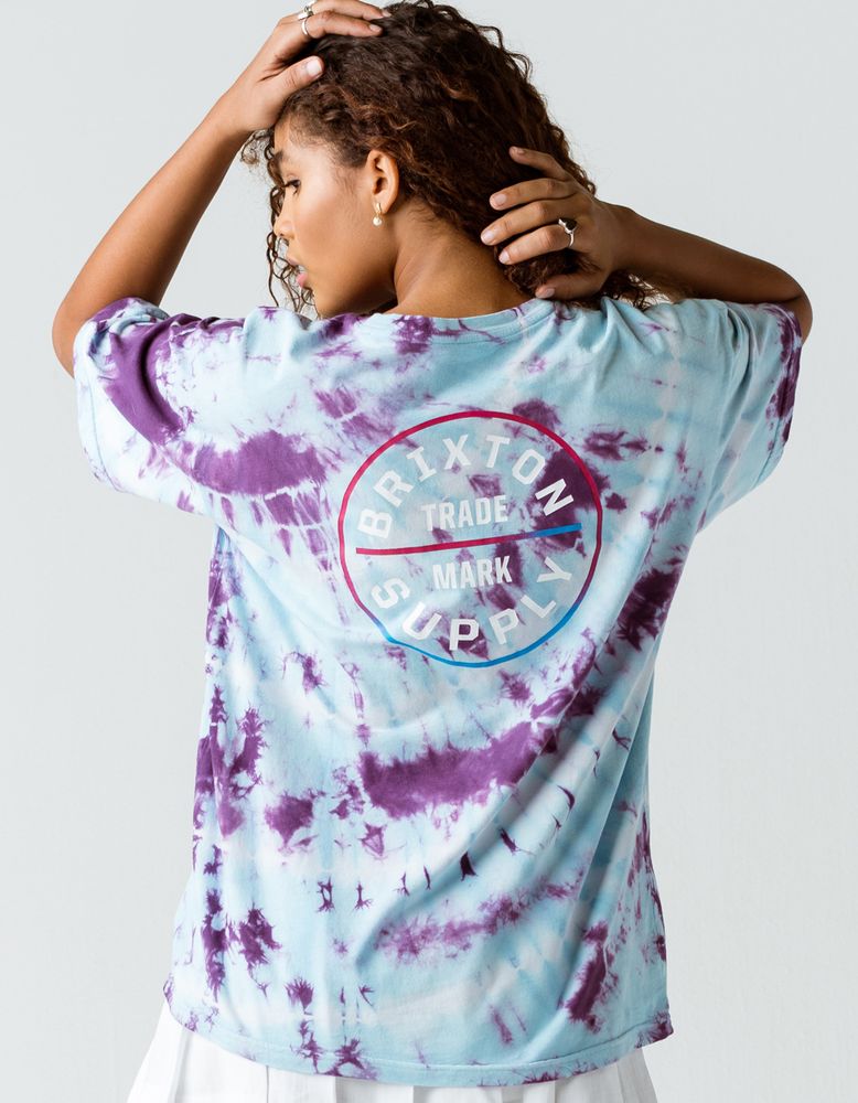 BRIXTON Oath Oversized Tie Dye Tee