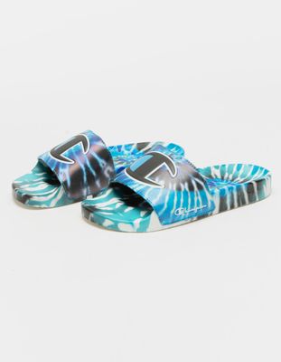 CHAMPION IPO Tie Dye Boys Slide Sandals