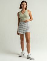 SKY AND SPARROW Plaid Wrap Skort