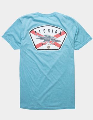 RIP CURL The Swamp Florida Light Blue T-Shirt