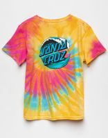 SANTA CRUZ Wave Dot Girls Tie Dye Tee