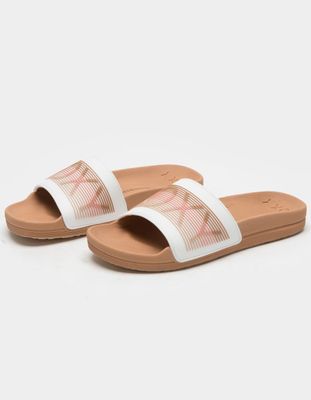 ROXY Slippy LX Tan Sandals