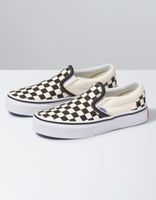 VANS Checkerboard Classic Kids Slip-On Shoes