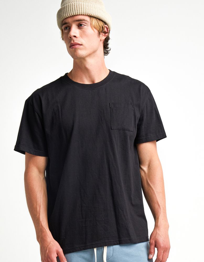 RSQ Oversized Solid Pocket Tee