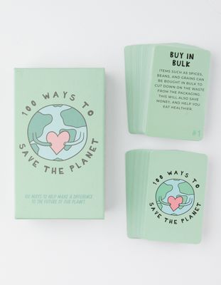 100 Ways To Save The Planet Cards