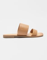 SODA Double Strap Sand Slide Sandals