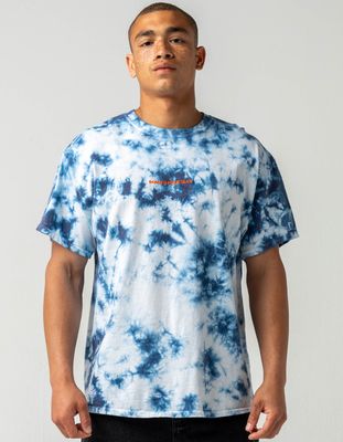 BDG Urban Outfitters Tie Dye Embroidered Blue Combo T-Shirt