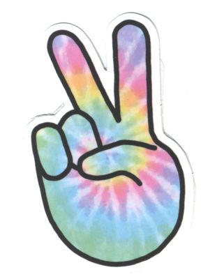 ACS AESTHETIC Peace Sign Sticker