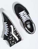 VANS Sk8-Hi Black & True White Shoes