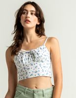 SKY AND SPARROW Floral Crop Cami