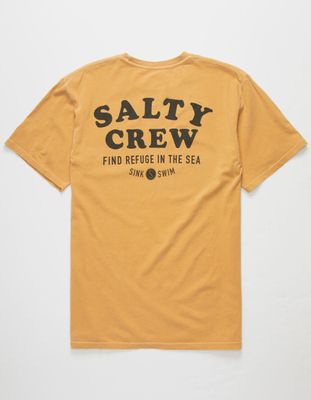 SALTY CREW Inlet Overdyed Gold T-Shirt