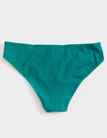 FULL TILT Ribbed Dark Green Panties