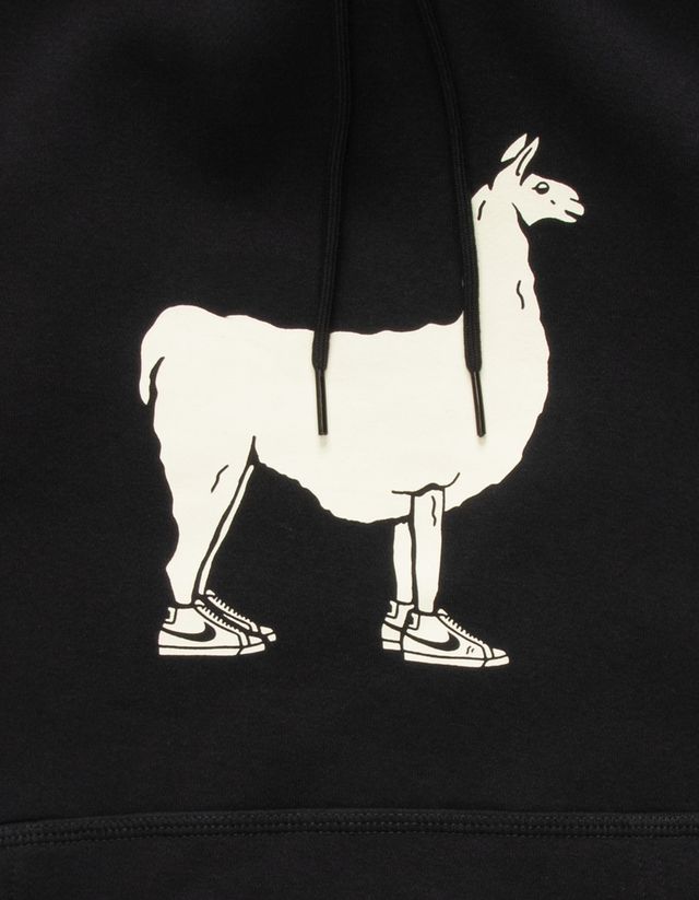 llama nike hoodie