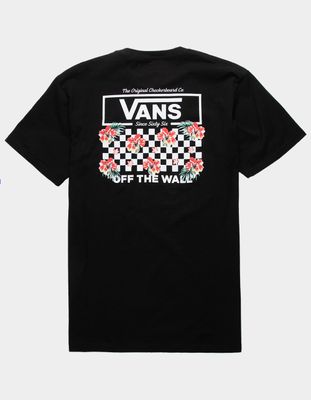 VANS Paradise Floral Checkerboard T-Shirt