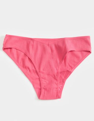 FULL TILT Ribbed Hot Pink Panties